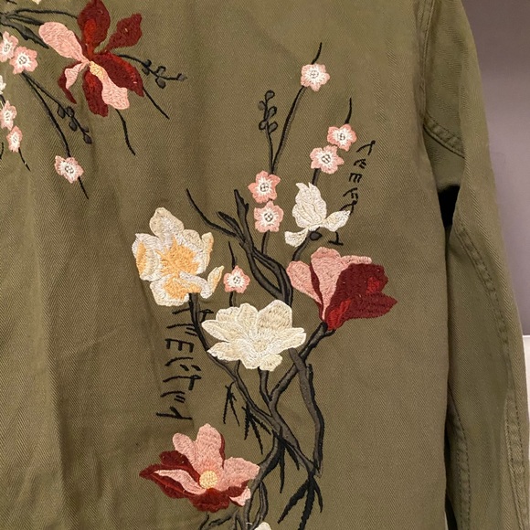 Embroidered Army Jacket Topshop - Picture 6 of 9